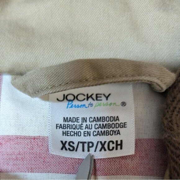 Jockey Utility Jacket Womens XS Military-Style Barn Pockets Plaid Lining - Picture 3 of 11